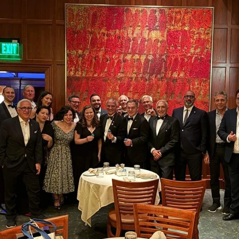 A Washington con i soci americani dopo il Gala
