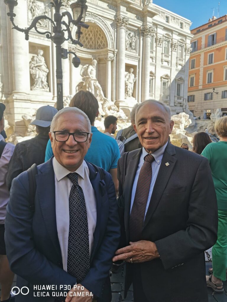 Con Joseph Sciame a Roma